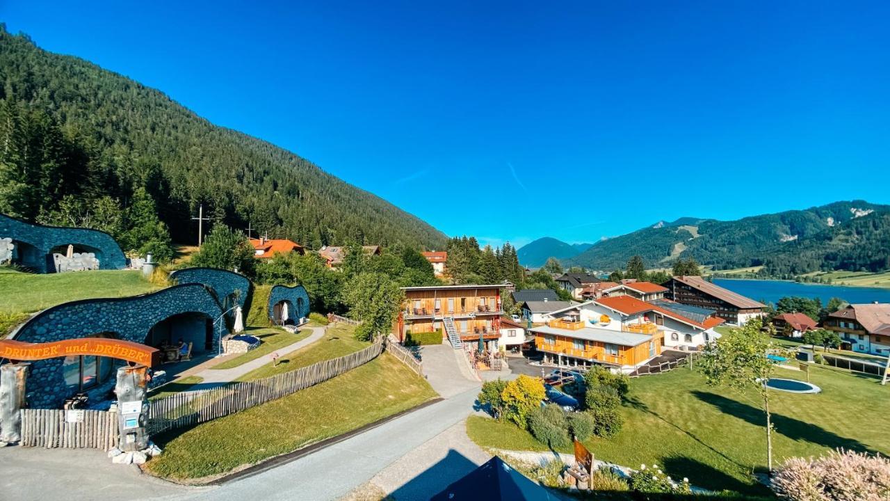 Erdhaeuser Und Apartments Mit Seeblick Und Alleinlage Weissensee Exterior photo